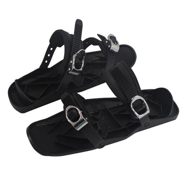 

outdoor skiing mini sled snow board ski boots shoes combine with ski mini skates snow shoes the short skiboard snowblades