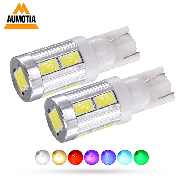

300x t10 w5w 10 led 5630 smd168 car wedge replacement reverse instrument panel lamp bulbs for clearance lights 12v