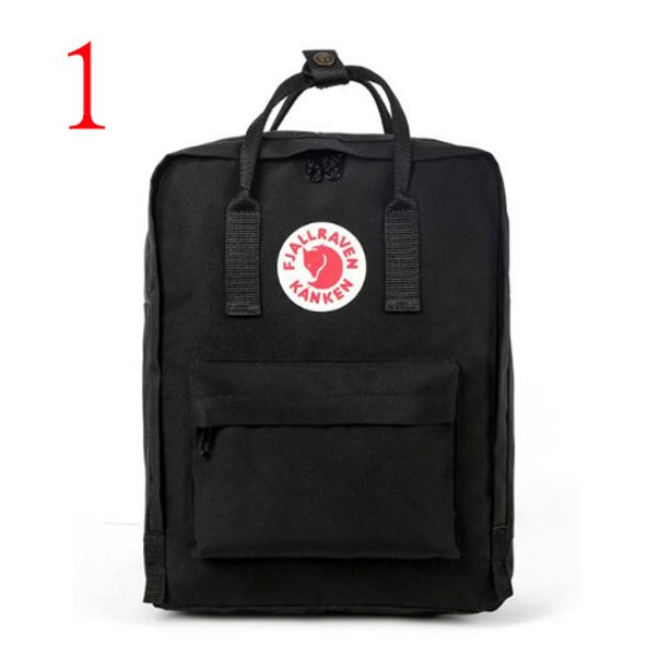 

1 wedi h fox tudent waterproof backpack men and women fa hion tyle de ign bag junior high chool canva backpack brand port handbag