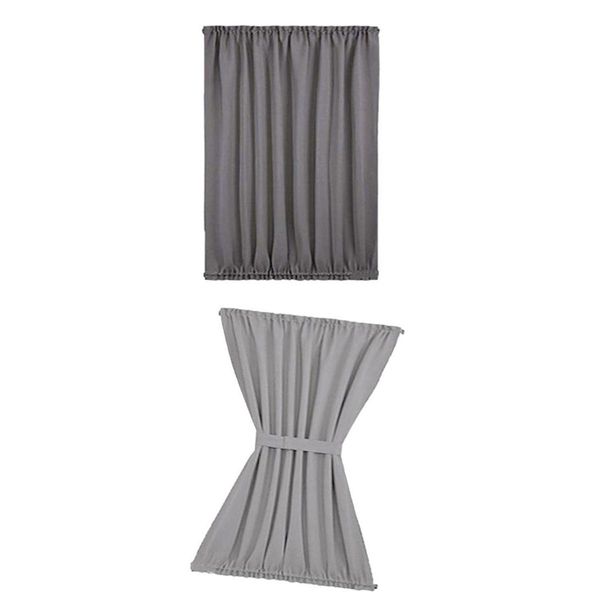 

2x front blackout french door curtain panel 137x102cm window coverings