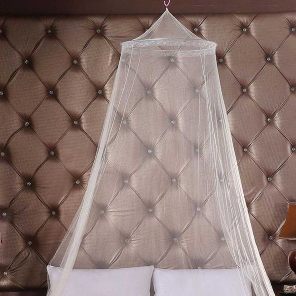 

universal elegant round lace insect bed canopy netting curtain dome polyester bedding mosquito net home furniture dropshipping