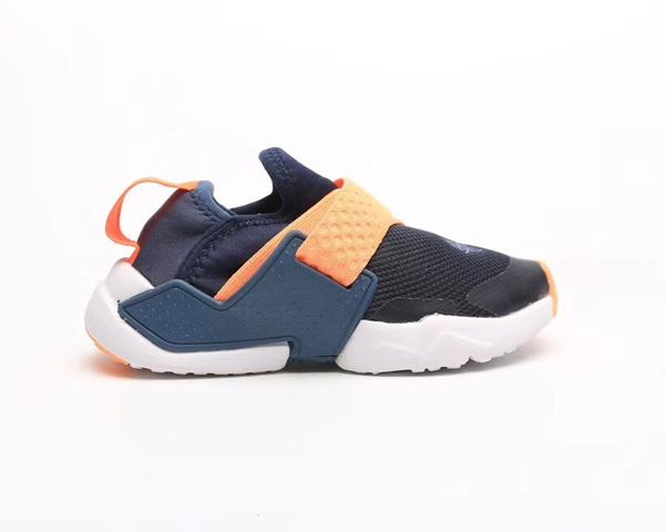 

fashion huarache 6 kids sports shoes non-slip boys sneakers girls casual shoes child running shoes size 26-35, Black