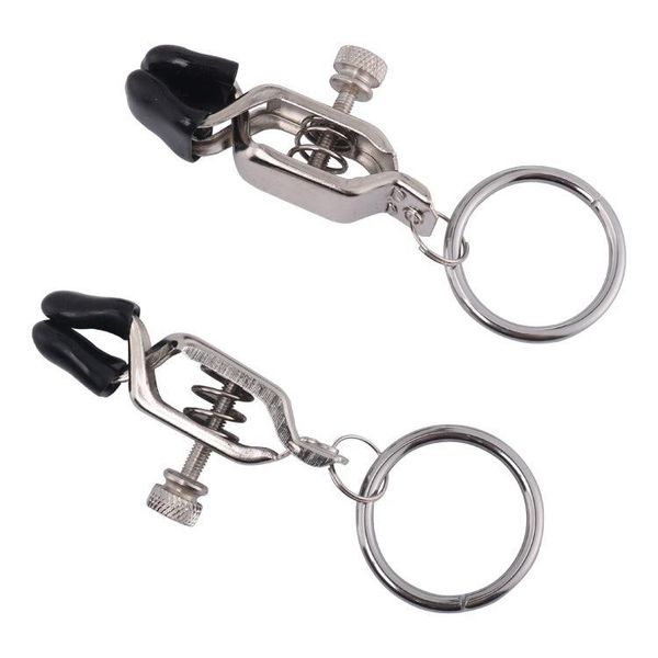 

metal erotic games fetish toys for couples steel breast clips bdsm bondage with rings nipple clitoris clamps stimulator slave toys