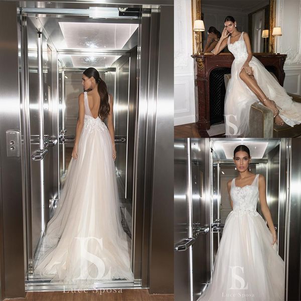 

sexy luxury bohenmian свадебное платье ремни из бисера кружева аппликация backless рукавов свадебные платья рюшами сшитое свадебные платья, White