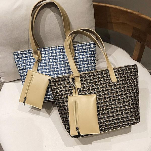 

new ladies wool hand bags for women 2020 casual totes large capacity handbags women shoulder bag messenger casual tote bags
