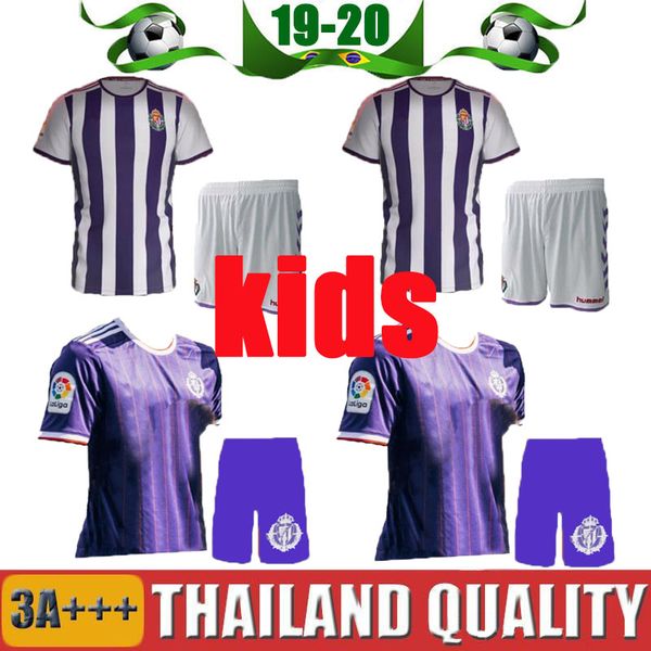 

19 20 real valladolid occer jer ey home away 2019 2020 cami eta de fÃºtbol martinez calero alcaraz unal kid kit football hirt