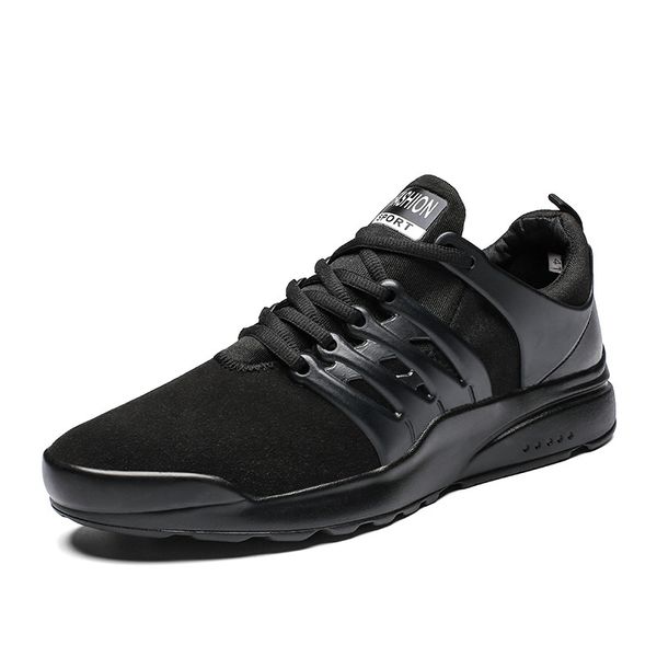 

casual sneaker 39~46 lightweight fashion 2019 breathable trainers men #st727, Black