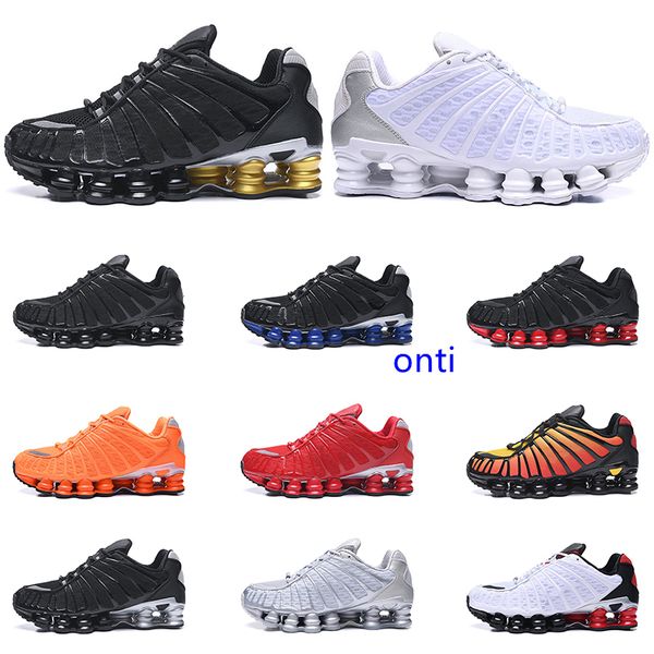 

2020 new arrival tl men running shoes triple black white black grey clay orange sunrise speed red trainers sport sneaker size 40-46