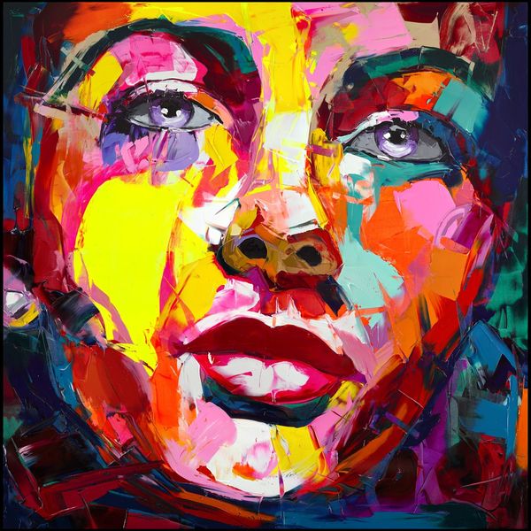 

франсуаза nielly palette knife impression главная картины современные портрет ручной работы картины маслом на холсте выпуклые и вогнутые tex