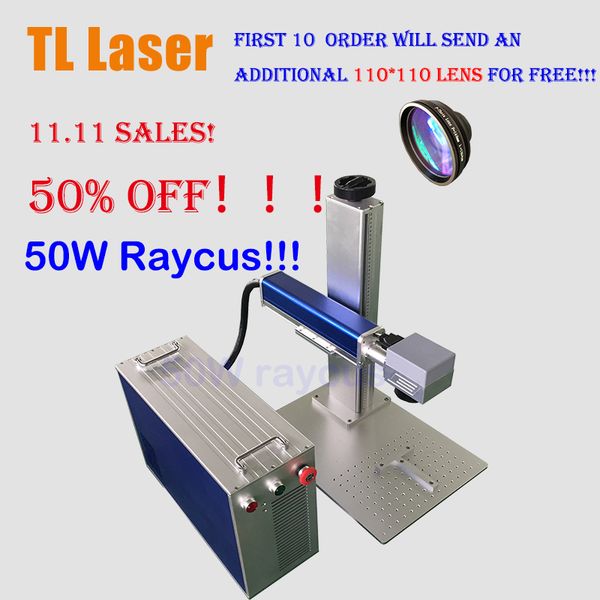 

raycus волоконный лазер 50w машина маркировки нержавеющей лазерный гравер