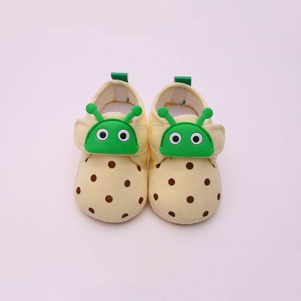 

детские мальчики плюша малышей sneaker anti-slip первая ходунки bee обувь 0-24 месяцы 3 цвета