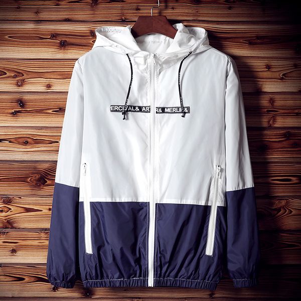 

mens designer season jacket casual thin jacket fashion slim hooded windbreaker windproof running clothes, Black;brown