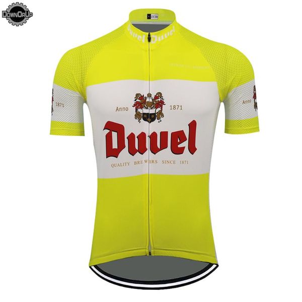 

racing jackets yellow beer cycling jersey ropa ciclismo men short sleeve go pro team clothing summer mtb downorup, Black;red