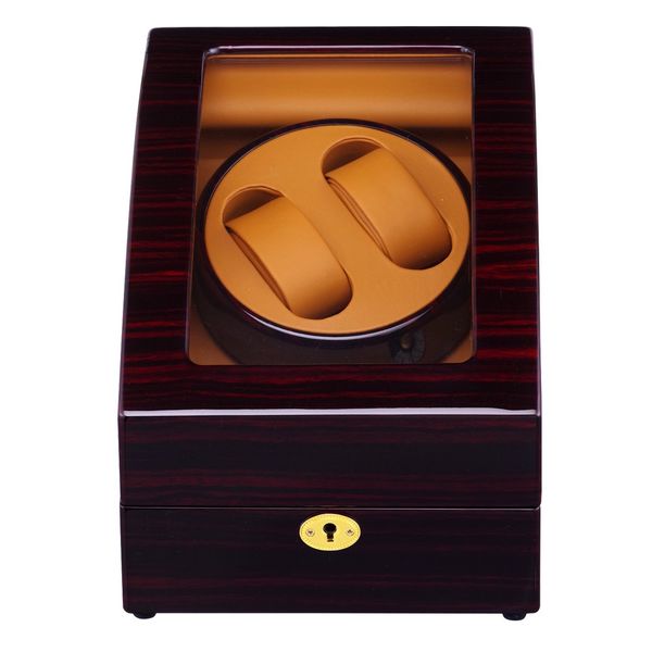

watch winder ,lt wooden automatic rotation 2+3 storage case display box 2019 new style, Black;blue