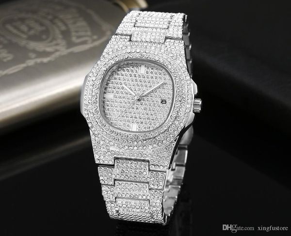 

Оптовая люкс платье леди смотреть моды часы Bling Полный Алмазный Iced Out часы Luxury Designe