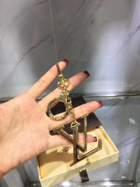 

2020 with box+ charm key holder key holders bag charms home decor facettes bag charm m65216, Slivery;golden