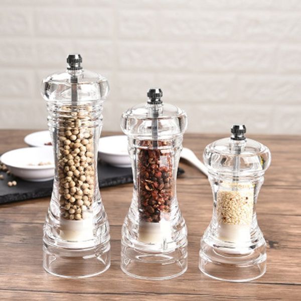 

акриловая соль перец мельница grinder руководство pepper grinder transparent шлифовального инструмента pepper mill tool