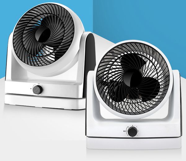 

wholesale mini turbine electric air circulation fan household quiet air convection bench 110v50hz 3 gear speed super strong wind