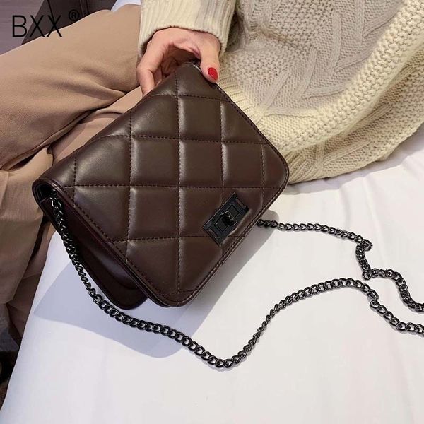 

bxx] chain vintage pu leather crossbody bags for women 2019 designer shoulder messenger bag lady travel handbags purses hj624