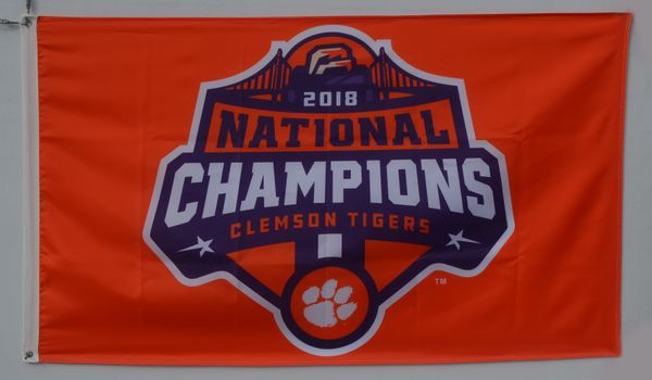 

Clem on tiger 2018 football playoff flag