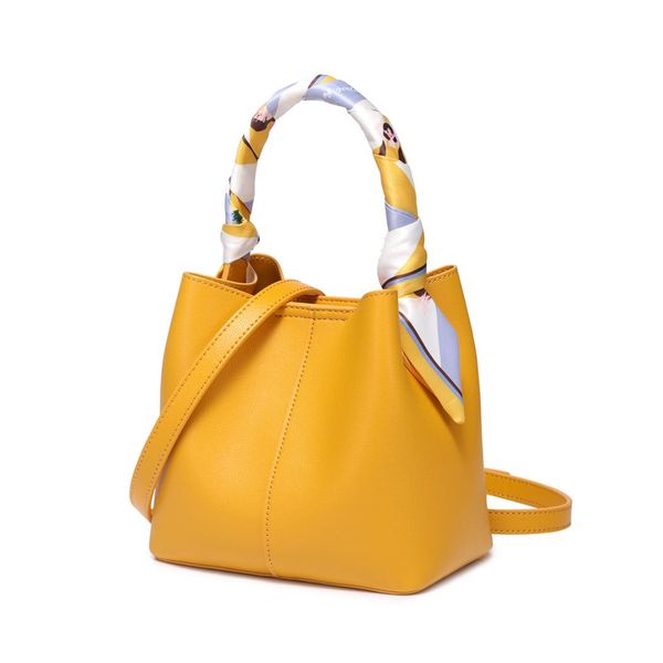 

just star brand pu leather tote purse fashion bucket small women's handbags