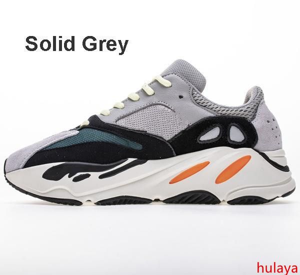 

2019 wave runner 700 v2 static running shoes solid grey sports for women men 700s sneakers with