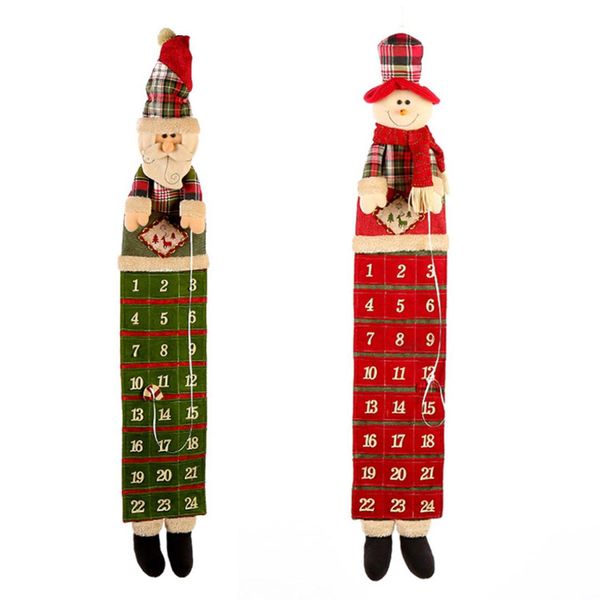 

christmas advent calendars christmas decorations santa claus calendar l family pendant festival party supply
