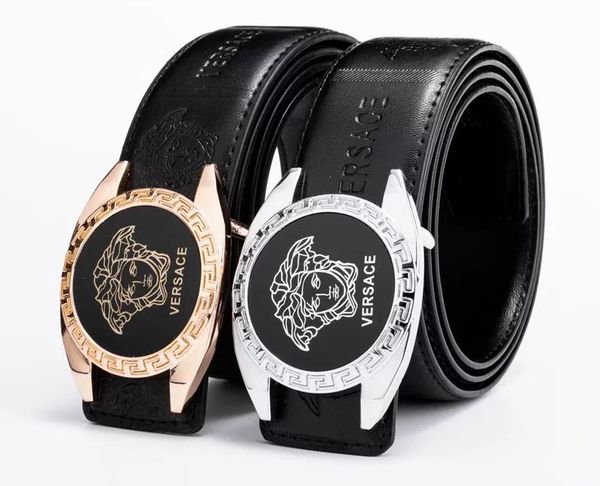 

belt italian brand goddess dusa designer fashion brand big buckle genuine leather belt strap belts for mens jeans waistband, Black;brown