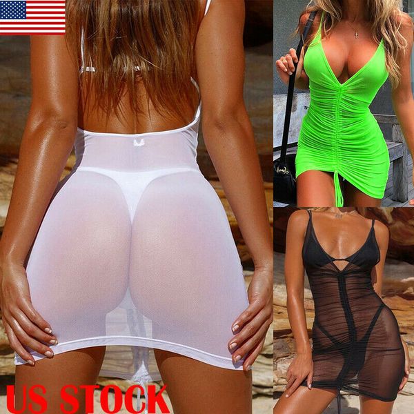 

women summer mesh cover ups sleeveless ladies swimsuit crochet bikini cover summer swim dress beach wear