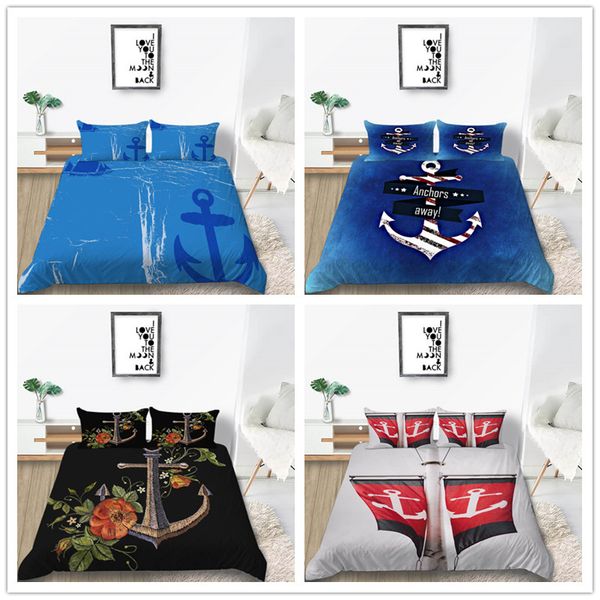 Anchor Series Comforter Bedding Set Duvet Cover Single Double King