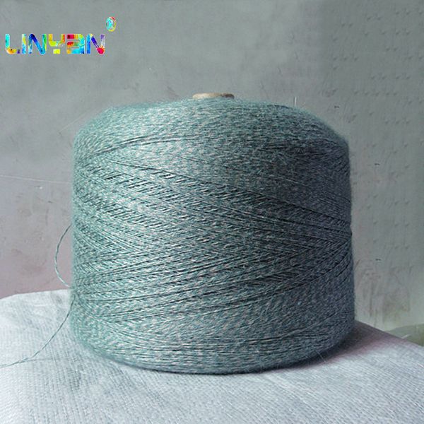 

1 pieces*250g thread to knit linen cotton crochet line yarn for knitting needlehand woven yarn for hand thread to kniteting t50, Black;white