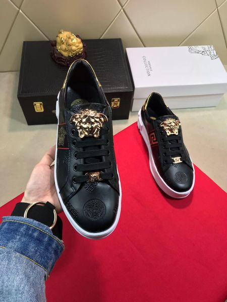 

Italy classic black men's running shoes outdoor men's sports shoes fashion men's casual shoes original box packaging invoice