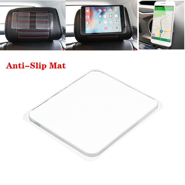 

2pcs super sticky silica gel gripping pad non-slip recycled reusable universal anti-slip mat auto interior parts phone holder