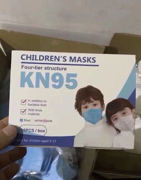 

children kn95 n95 mask kids respirator child face mask for germ protection flu mouth hygiene mask boy girl reusable,dhl shipping stock