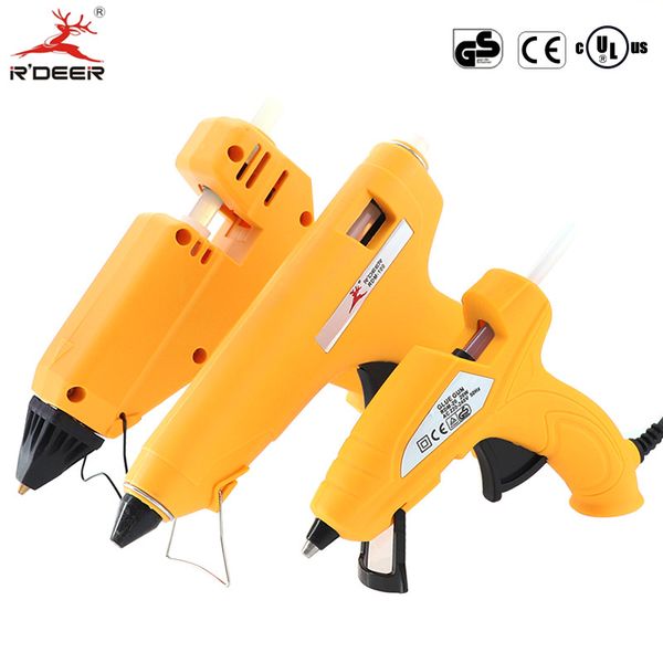 

melt glue gun 10w-300w steel copper glue adhesive guns for 7/11mm stick with plug adaptor 1pc