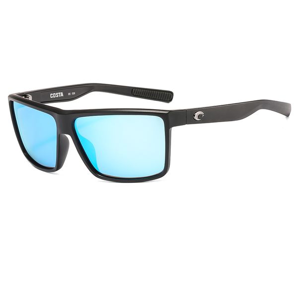 

sunglasses mens costa sunglasses ric polarized lens fishing glasses tr90 frame cycling glasses uv400 luxury designer sunglasses box&case -c4, White;black