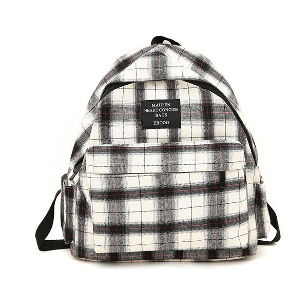 

2019 new fashion trend casual female canvas travel backpack women back pack school bags for teenage girl rucksack