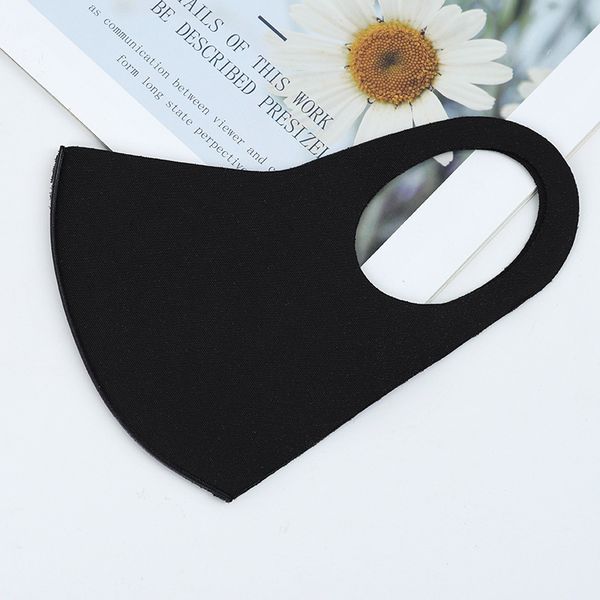 

In Stock Reusable Mouth Mask , Washable Dust Proof Black Face Mask Breathable Super Soft Fashion Design Face Mask