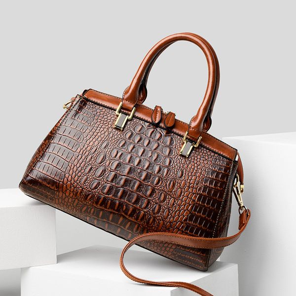 

ladies luxury satchel shoulder bags female women handbags shoulder bag brown fashion leather bag sac main femme