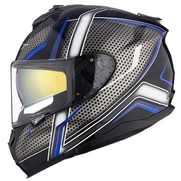 

gxt motorcycle helmet carbon fiber full face moto helmets double visor racing motocross helmet casco moto motorbike dot