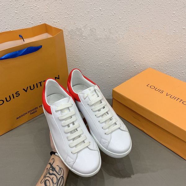 

original l and v coach shoes brand fashion women 2020 new luxury designer girl genuine leather white casual running sneakers, Black