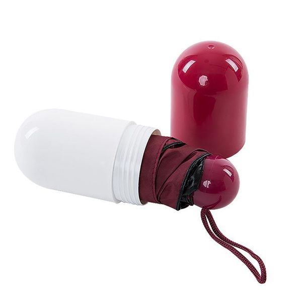 

женщины мини зонт смешные capsule дизайн складной lady девушка дождя вс зонтики lks99 y200324