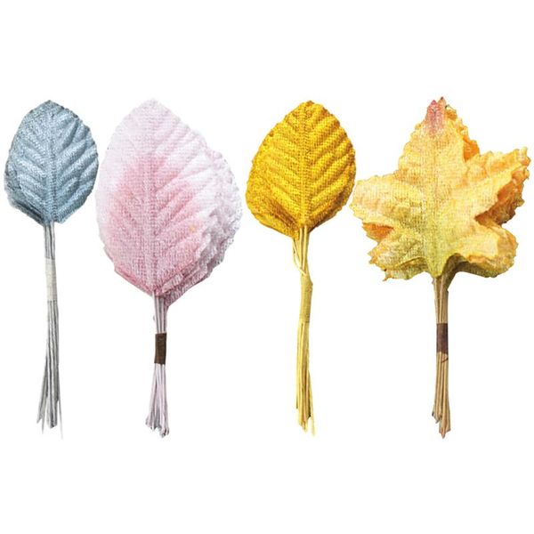 

10pcs/set lifelike artificial leaf decorative fake leaf fake plant diy wreath accessories pgraphy props wedding supplies