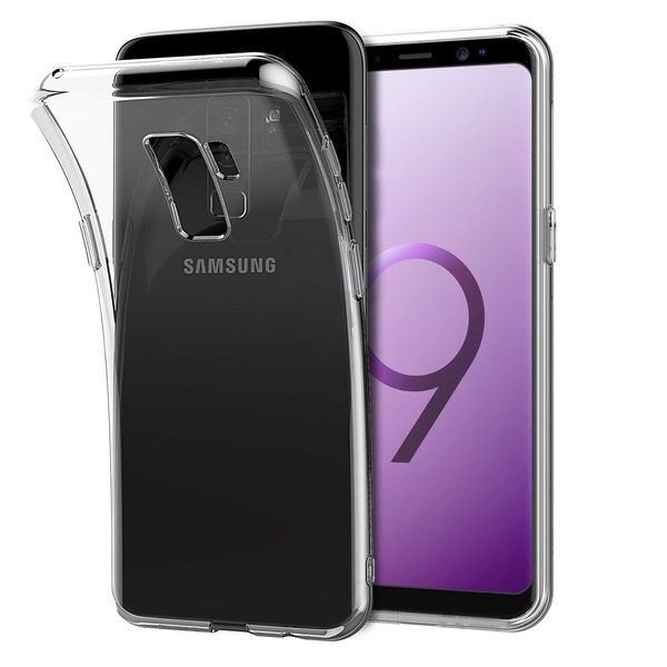 Klare, dünne, weiche Silikon-Ultra-Slim-Fit-Kristall-transparente Stoßstange, flexible TPU-Hülle für Samsung Galaxy S8 S8 PLUS S9 S9 PLUS NOTE 8 NOTE 9