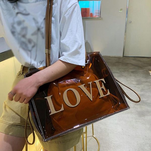 

fashion reusable shopping bag women's bag eco friendly print letter shopper large capacity waterproof handbag shoulder