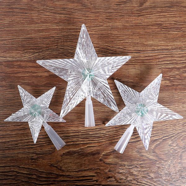 

led crystal star christmas tree ers diy christmas tree ornaments xmas ers decoration outdoor home party supplies