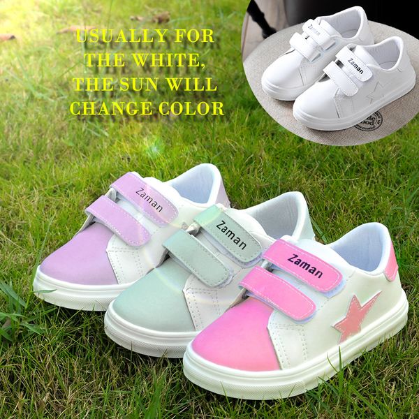 

2019 children hoe kid running hoe boy girl toddler youth port neaker color change in the un