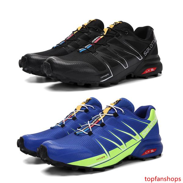 

wholesale new outdoor mens trainers running shoes speedcross pro 5 black blue red green indigo male walking jogging waterproof sneakers