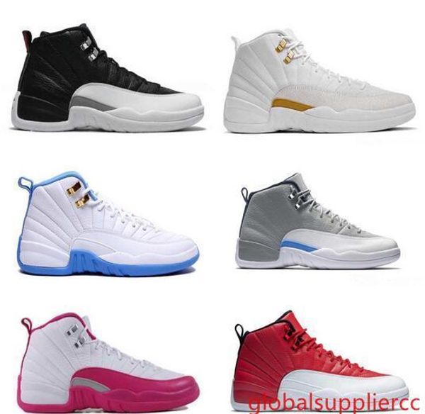 

2019 12 jumpman 12s dark grey bordeaux men women basketball shoes 12s dark grey gold bordeaux purple sneakers