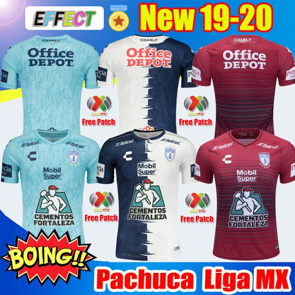 

2019 pachuca occer jer ey 19 20 liga mx pachuca jer ey cami a de futebol kit thailand home white away blue 2020 football hirt